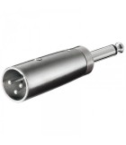 Adaptor XLR la Jack 6.35 mm mono tata Goobay