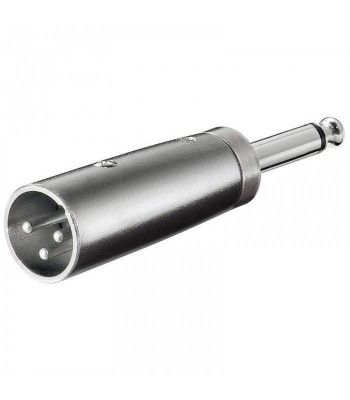 Adaptor XLR la Jack 6.35 mm mono tata Goobay foto