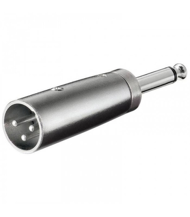 Adaptor XLR la Jack 6.35 mm mono tata Goobay