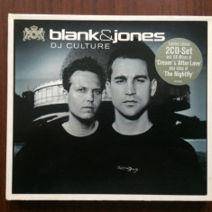 Blank & Jones DJ Culture Dublu disc 2 cd muzica trance limited edition 2000 VG++
