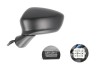 Oglinda exterioara Mazda 3 (Bm), 06.2013-, Stanga, reglare electrica; grunduit; incalzita; geam asferic; cromat; 7 pini; cu LED indicator; cu functie