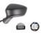 Oglinda exterioara Mazda 3 (Bm), 06.2013-, Stanga, reglare electrica; grunduit; incalzita; geam asferic; cromat; 7 pini; cu LED indicator; cu functie
