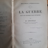 Ch. Letourneau &quot;La Guerre, diverses races humaines&quot; (1895)
