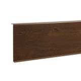Glaf aluminiu exterior pentru ferestre, nuc, 20 x 300 x 0.1 cm