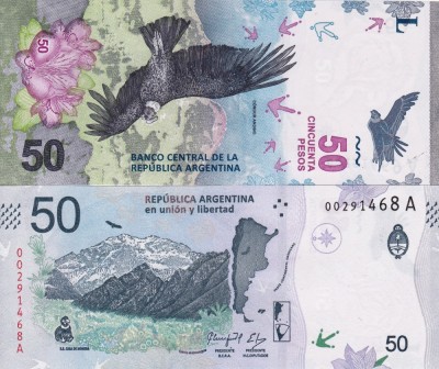 ARGENTINA 50 pesos 2018 UNC!!! foto