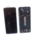 Display ecran cu Touchscreen si Rama compatibil cu Samsung S21 FE 5G, G990, OLED, Negru