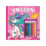 Unicorni - Carte de colorat, Kreativ