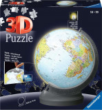 Puzzle 3D cu led - Globul pamantesc - 540 piese | Ravensburger