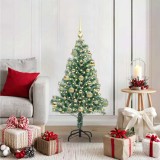 VidaXL Pom de Crăciun artificial cu zăpadă imitată și lumină LED 3396801