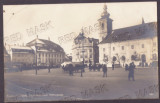 4988 - SIBIU, Market, Romania - old postcard, real Photo - unused, Necirculata, Fotografie