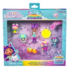 Set de joaca cu 6 figurine, Gabbys Dollhouse, Celebration, 6069603