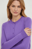 Cumpara ieftin Sisley cardigan femei, culoarea violet, light