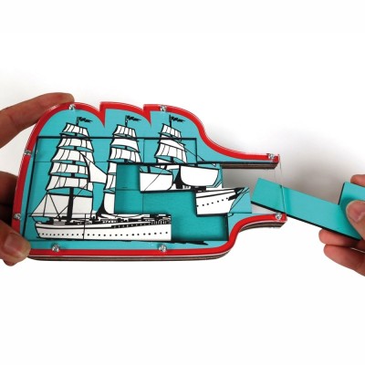 Puzzle mecanic Constantin - Ship in a Bottle foto