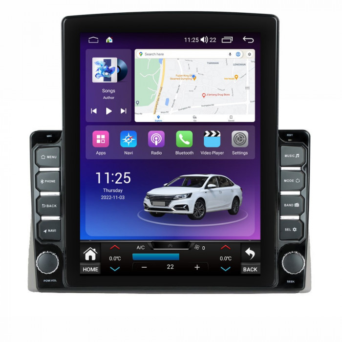 Navigatie dedicata cu Android Jeep Grand Cherokee III 2004 - 2007 cu navigatie