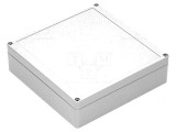 Carcasă universală ABS gri &icirc;nchis 190x190x55mm