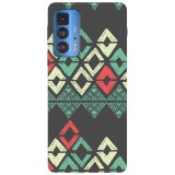 Husa compatibila cu Motorola G20 model Vintage aztec art, Silicon, TPU, Viceversa, Transparent, Carcasa