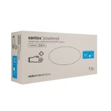 Set 100 Manusi de unica folosinta, Mercator Medical Santex, cu pudra, latex, marimea M