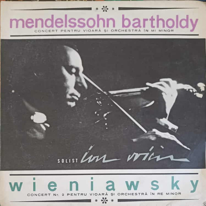 Disc vinil, LP. CONCERT PENTRU VIOLONCEL SI ORCHESTRA IN LA MINOR. CONCERT PENTRU VIOARA SI ORCHESTRA IN MI-241420
