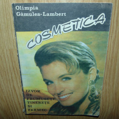 COSMETICA -OLIMPIA GAMULEA-LAMBERT ANUL 1992