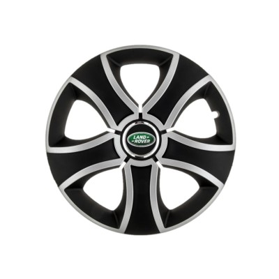 Set 4 capace roti Bis Gri-Negru R14 pentru gama auto Land Rover foto