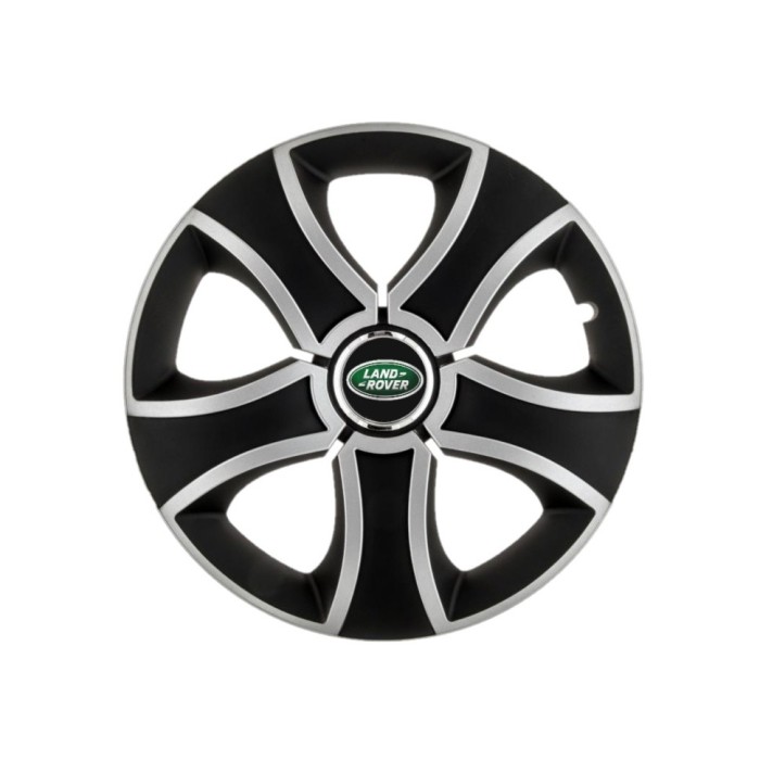 Set 4 capace roti Bis Gri-Negru R14 pentru gama auto Land Rover