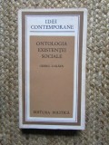 Ontologia existentei sociale - Georg Lukacs