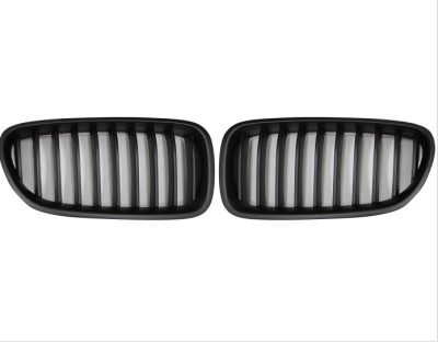 Grila masca fata fata BMW Seria 5 (F10/F11), 2013-08.2017, partea stanga, negru mat; TUNING, foto