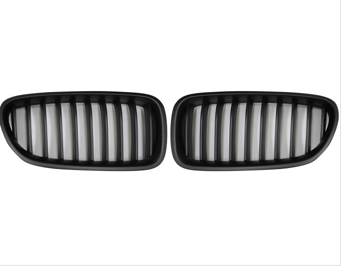 Grila masca fata fata BMW Seria 5 (F10/F11), 2013-08.2017, partea stanga, negru mat; TUNING,