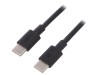 Cablu Goobay USB C 2.0, 2m, Negru