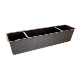 Jardiniera decorativa, maro, 68.5x17.3x15 cm, Ratolla Case P&nbsp;, Prosperplast