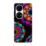 Husa compatibila cu Huawei Nova Y70 model Floral Mandala, Silicon, TPU, Viceversa, Transparent, Carcasa