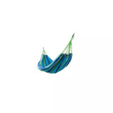 Hamac bumbac, verde si albastru, max 150 kg, 200x150 cm