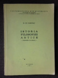 Istoria filosofiei antice: filosofia &icirc;n Grecia / Gh. Vladutescu 1979