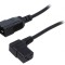 Cablu IEC C19 mamă &icirc;n unghi - IEC C20 tată, 3m, 3x1,5mm&sup2; PVC