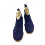 Ghete din piele intoarsa cu talpa joasa Mavi Blue