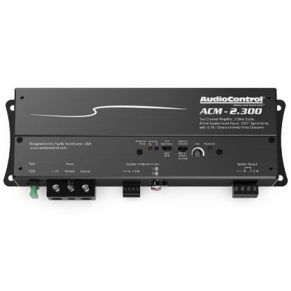 Micro Amplificator Audiocontrol ACM-2.300, 2 x 150 watts, in 2 sau 4 ohm, clasa D, 2 canale CarStore Technology