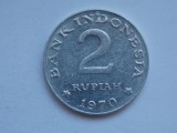 2 RUPIAH 1970 INDONEZIA-XF