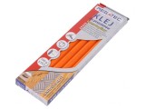 Adeziv Termofuzibil Portocaliu 11mm x 200mm - Set 5 Buc.