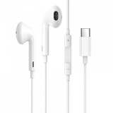 Handsfree USB-C Prestico HF3, Alb