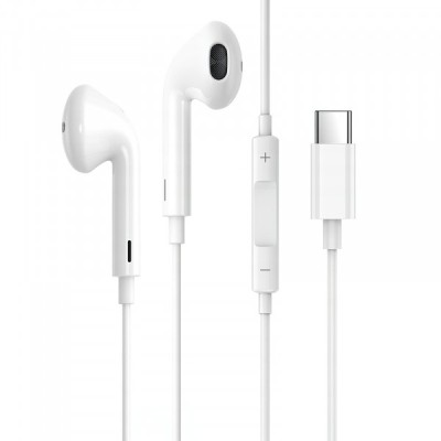 Handsfree USB-C Prestico HF3, Alb foto