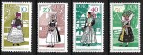 B2695 - Germania DDR 1968 - Costume populare 4v. neuzat,perfecta stare, Nestampilat