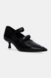 Vagabond Shoemakers stilettos de piele LYKKE culoarea negru, 5814-302-20