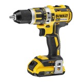 Cumpara ieftin Masina de insurubat si gaurit cu percutie DeWalt DCD795D2-QW, 2xacumulator inclus, 60 N, 2000rpm