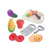 Set jucarii, Alimente, legume, tocator si accesorii, Plastic, ATU-080615