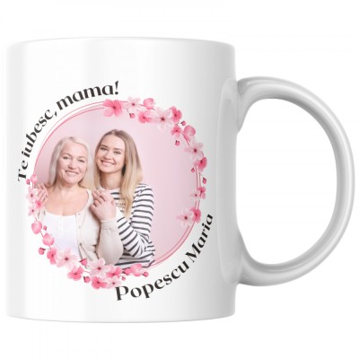 Cana Personalizata Cu Poza Text foto