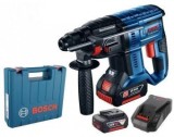 Bosch GBH 180-LI Ciocan rotopercutor cu acumulator cu SDS plus, 2J + 2 x Acumulatori GBA 18V 4.0Ah + Incarcator rapid GAL 18V-40 Professional + Valiza