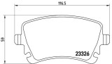 BREMBO P 85 083 PRIME LINE set placute frana,frana disc