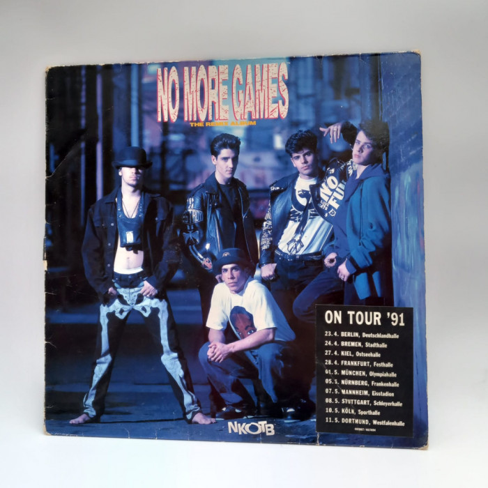 lp New Kids On The Block - No More Games 1991 VG/VG CBS Olanda