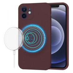 Husa MagSafe pentru Apple iPhone 12, Techsuit, SoftFlex, Visinie