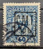 40/60 Heller - CTO NG Supratipar CMT Ocupatia romana in Pocutia 1919 expertizat